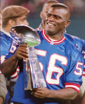 Phil Simms and Lawrence Taylor New York Giants Super Bowl championship