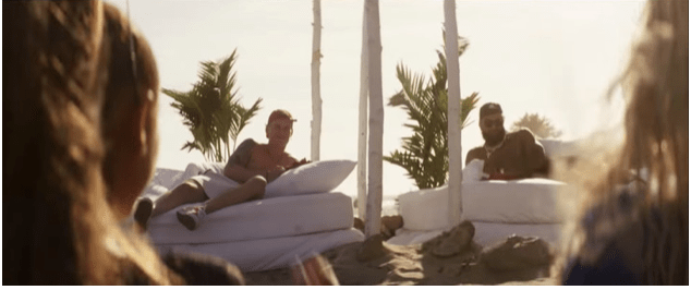 Brad Wing, Odell Beckham, Jr., Ariana Grande, Nicki Minaj in "Bed" from Queen