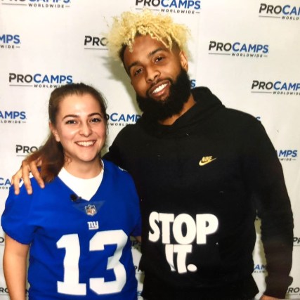 Danielle McCartan and Odell Beckham, Jr.